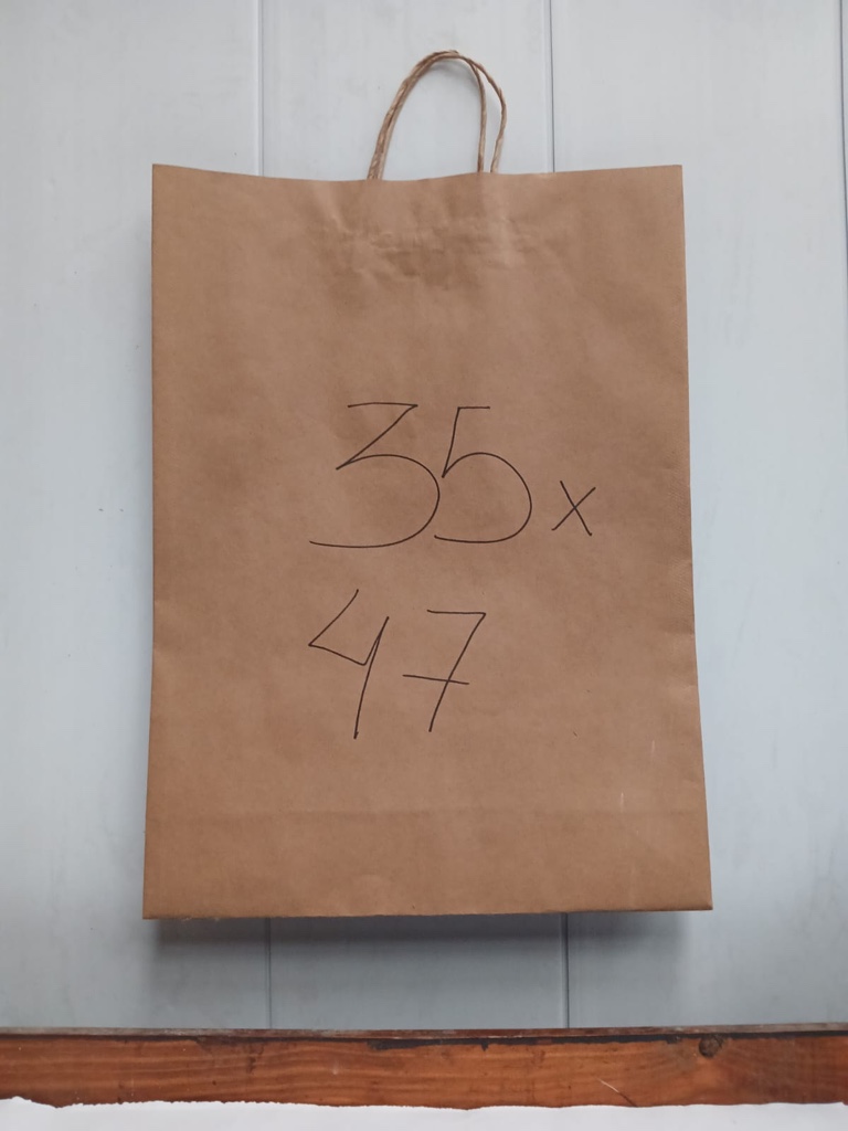 Bolsas c/Manija 35x47 x100uds