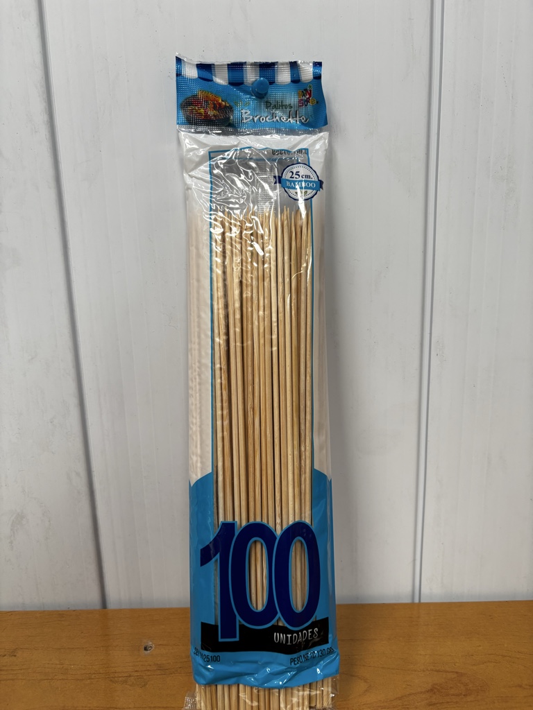 Palitos Brochett 25cm x100