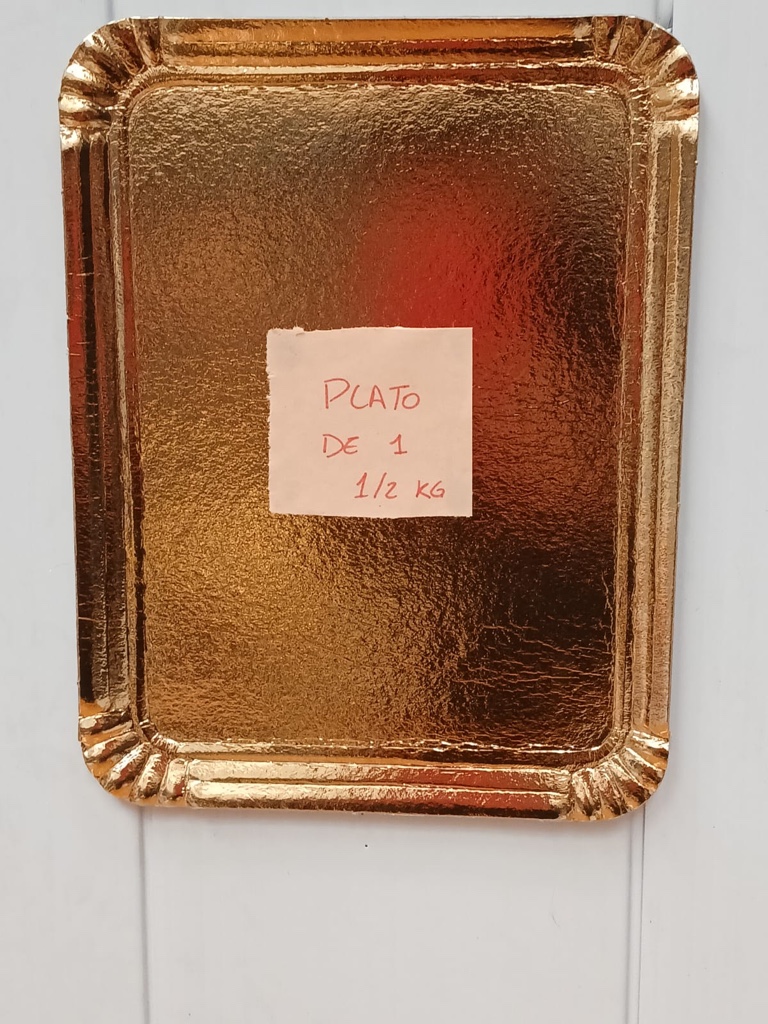 Platos Dorados 1 1/2 x50uds