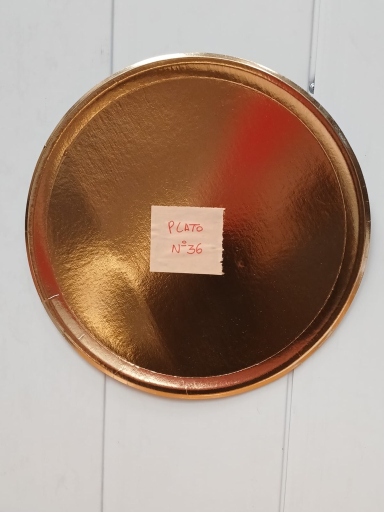 Platos Dorados 36 x50uds