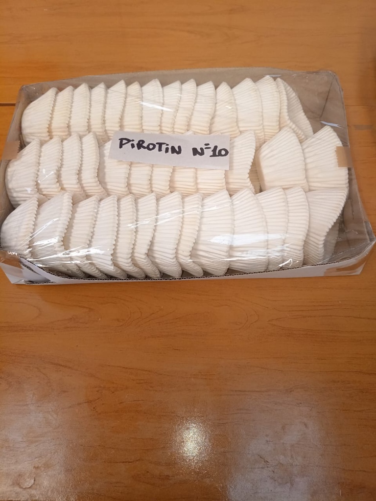 Pirotines N10 Blanco x1000uds
