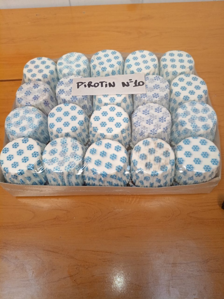 Pirotines N10 Color x1000uds