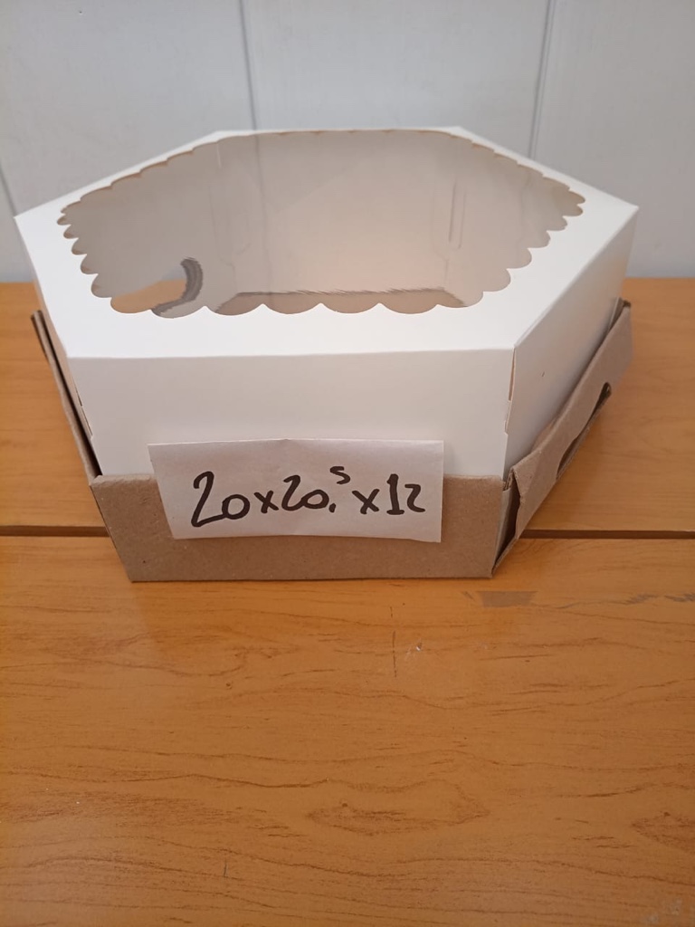 Caja Hexagonal 13x12 x1uds