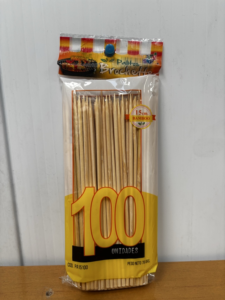 Palitos Brochett 15cm x100