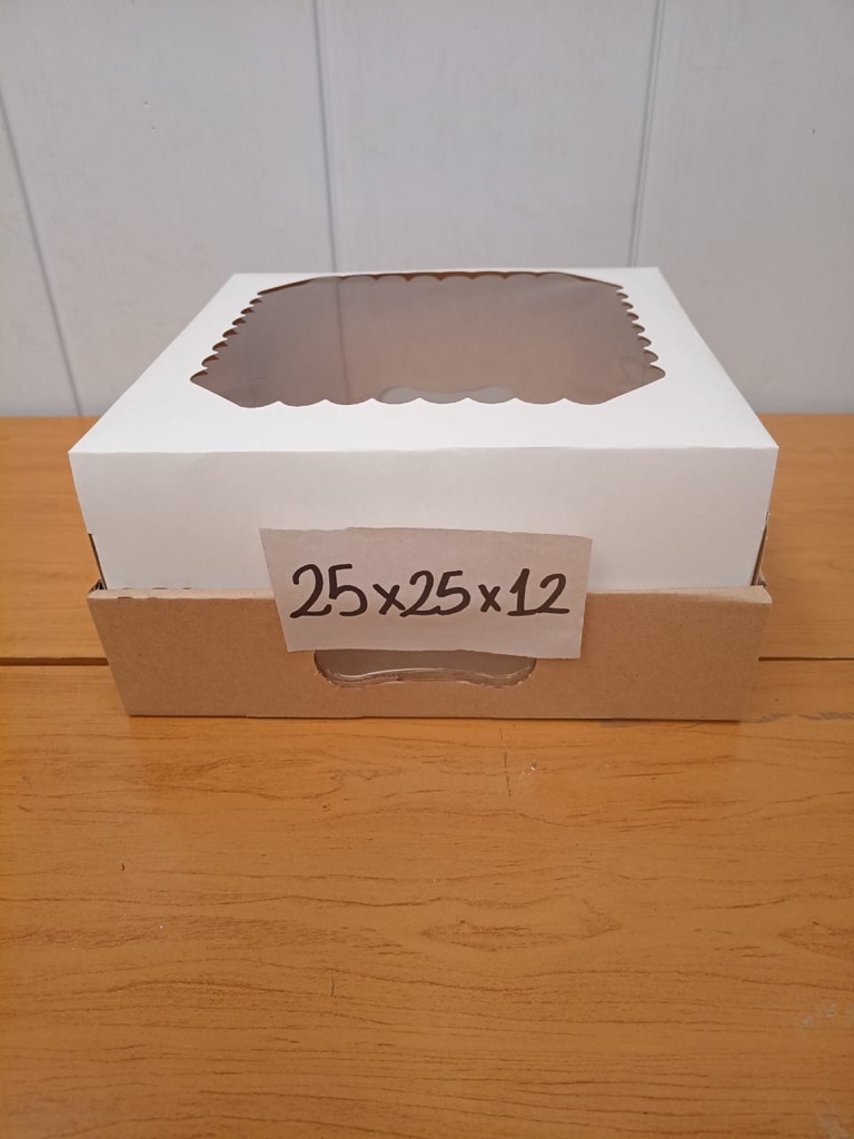 Cajas Desayuno 25x25x12 x25uds