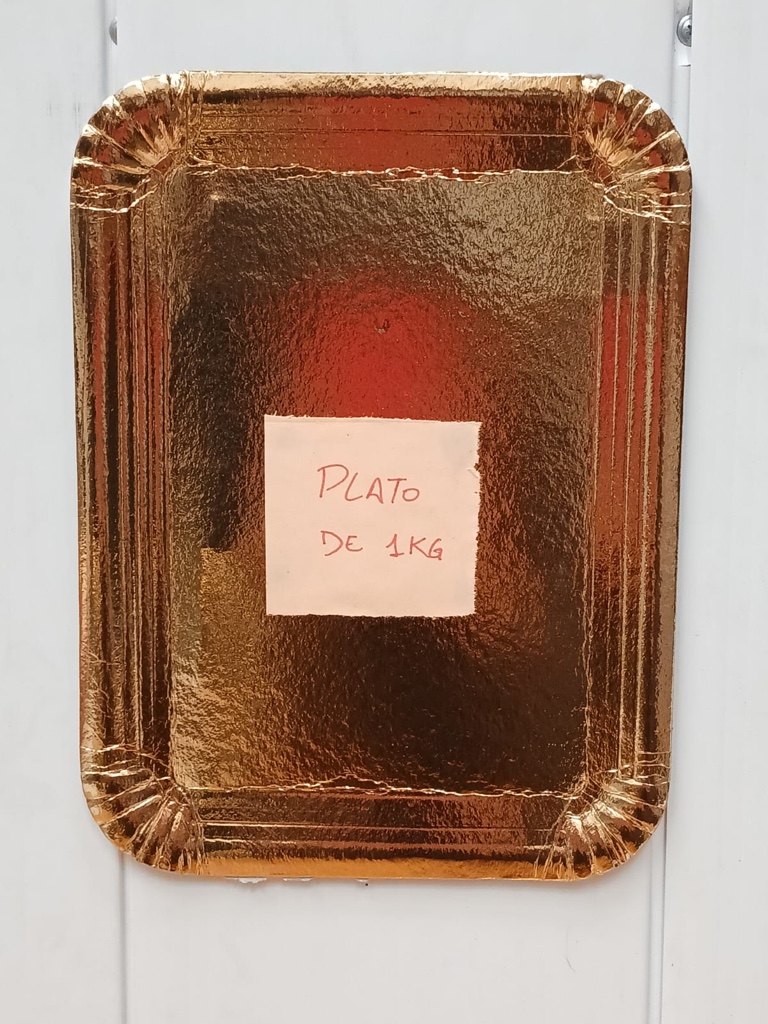 Platos Dorados 1 Kilo x50uds