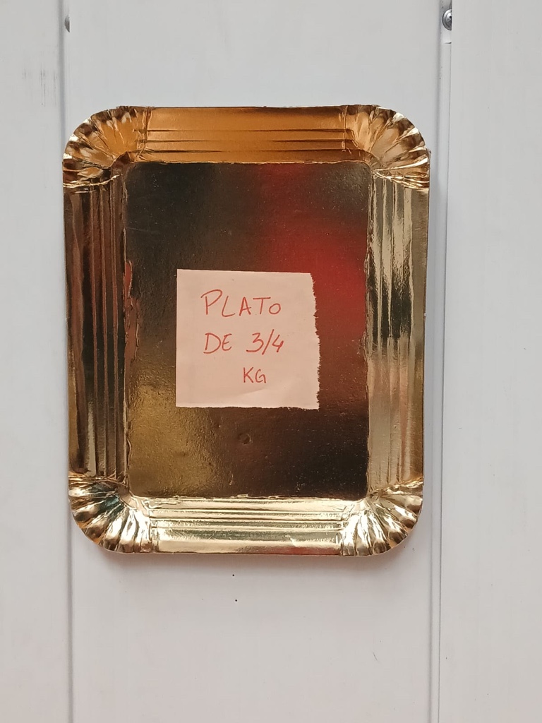 Platos Dorados 3/4 x50uds