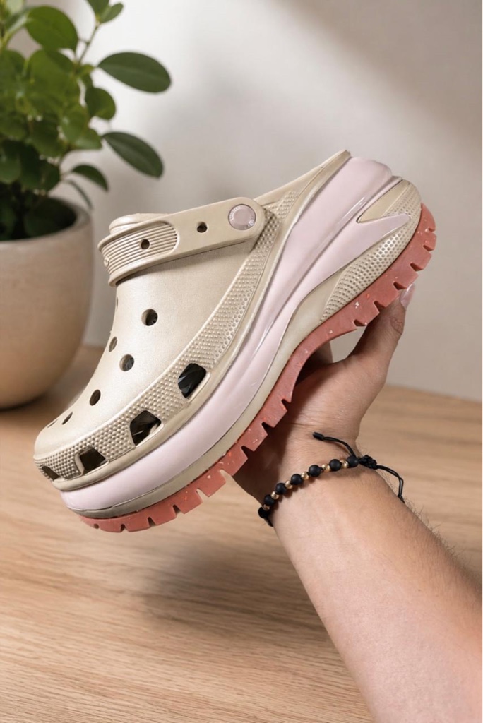 Mega crush -Crocs beige