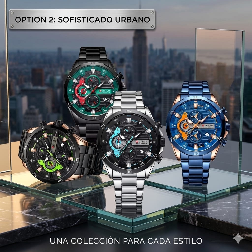 AT 8402 CURREN CRONOS ACERO