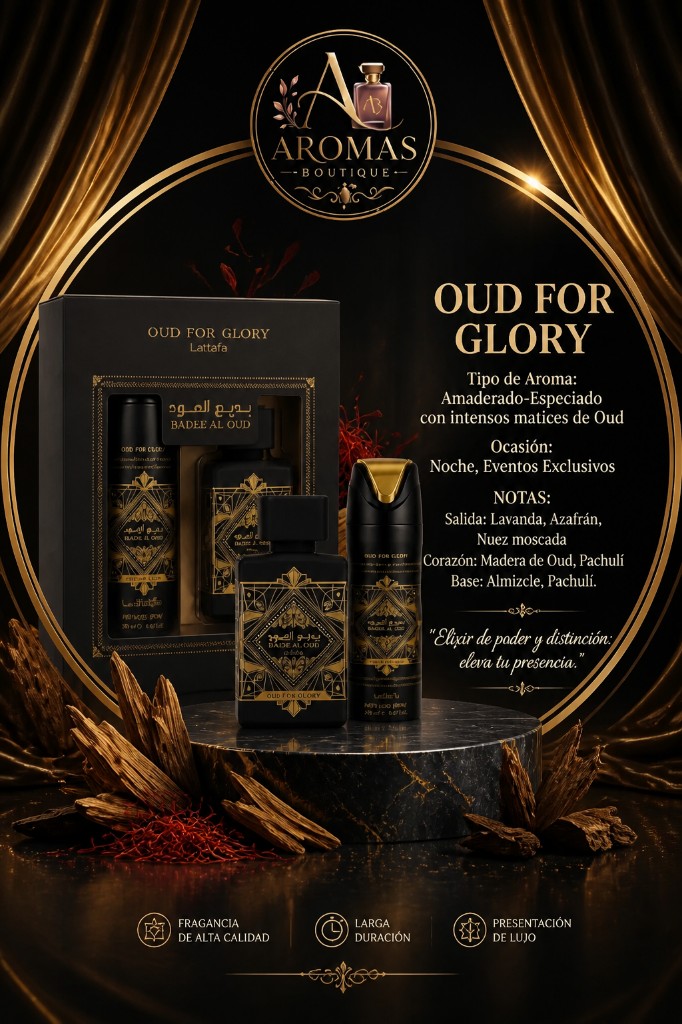 Kit Lattafa badee al Oud for glory