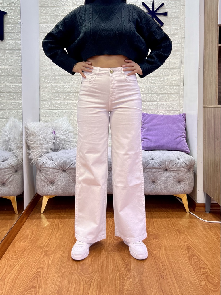 Wide Leg Blanco