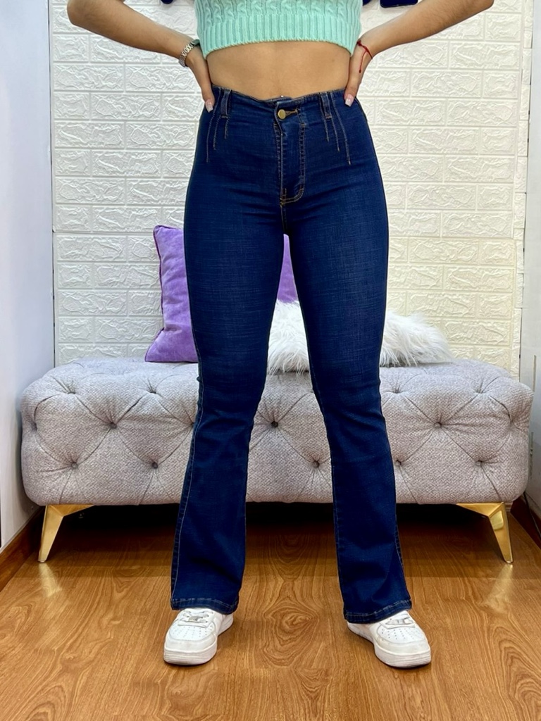 Jean Acampanado Avispa Azul Industrial