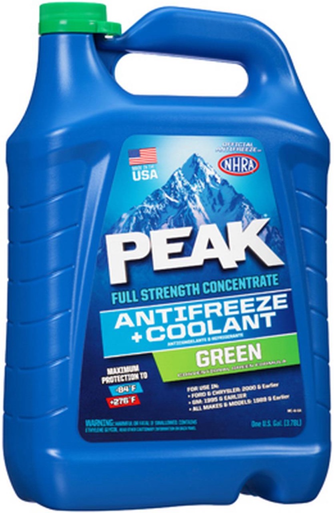 Refrigerante antifreeze agua verde