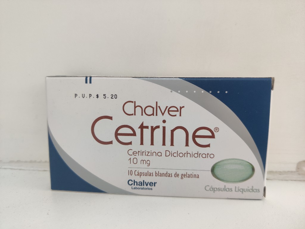 CETRINE 10MG CAPSULAS