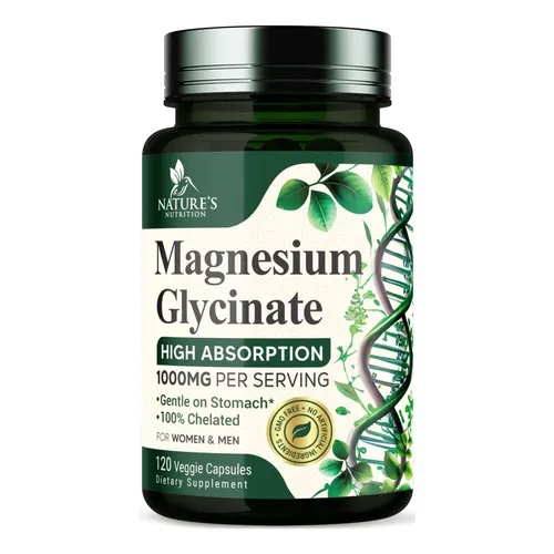 NATURE NUTRITION MAGNESIUM GLYCINATE 120 CAPS