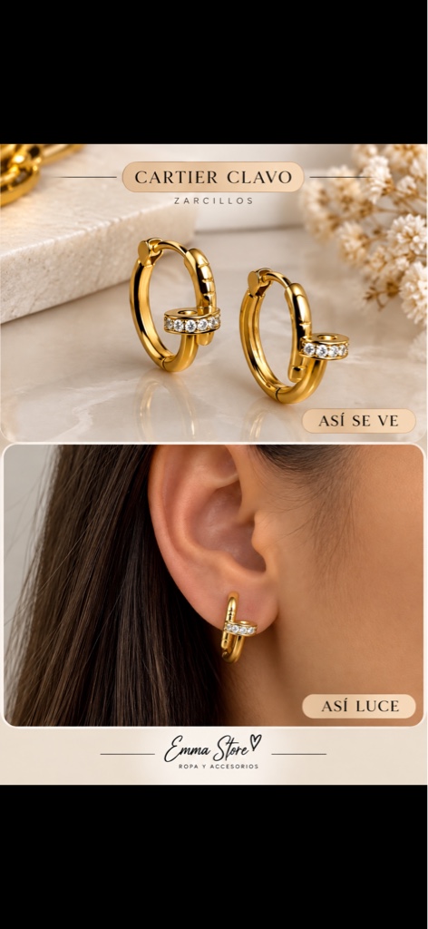 Argollas Cartier Clavo