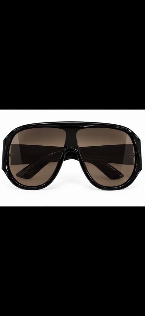 Lentes negros grandes