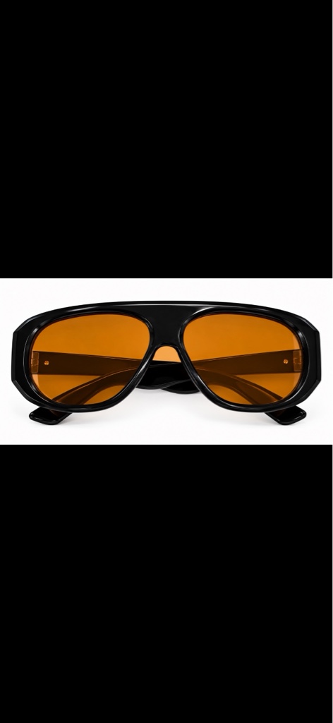 Lentes negros aviador