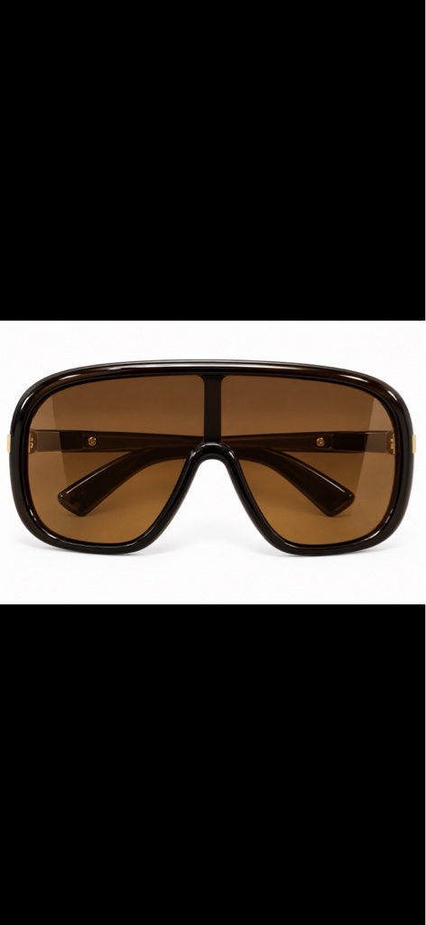 Lentes marrón grandes