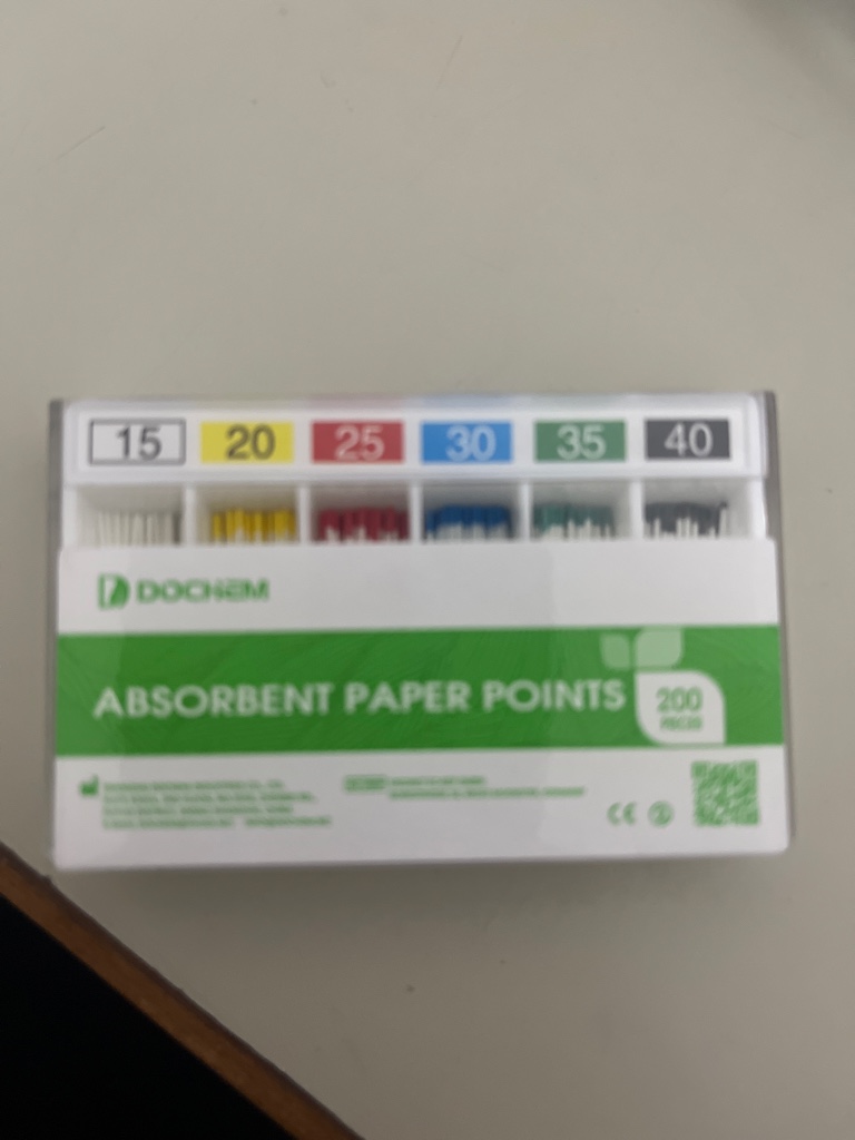 Conos de papel Absorbent Paper Points