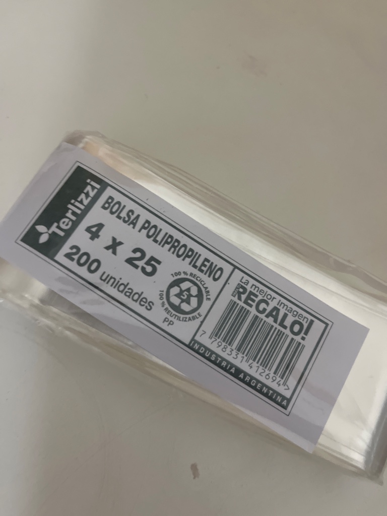 Bolsa RX  4x25