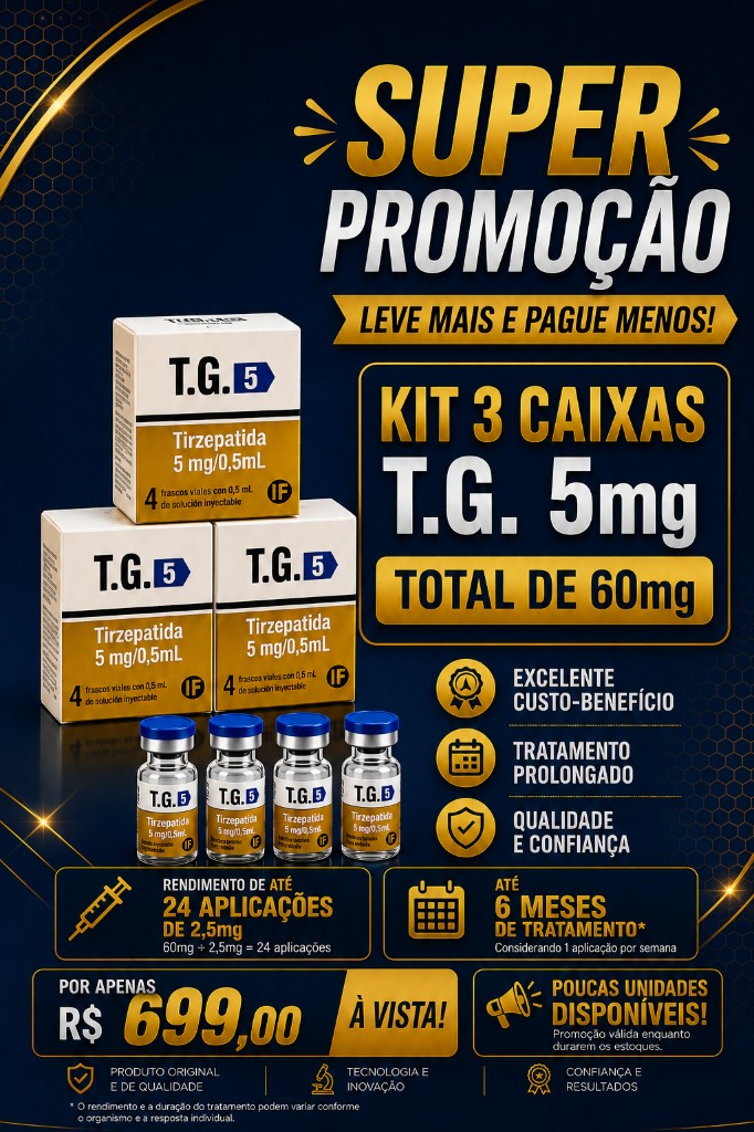 TG 5MG- kit 3 Caixas