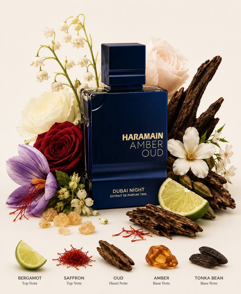 Haramain Amber Oud Dubai Night