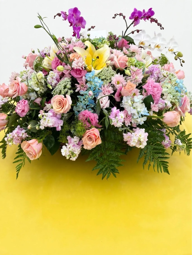 Arreglo floral multicolor