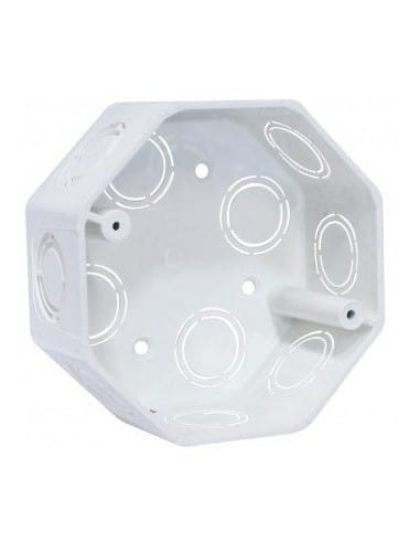 Caja octogonal pvc