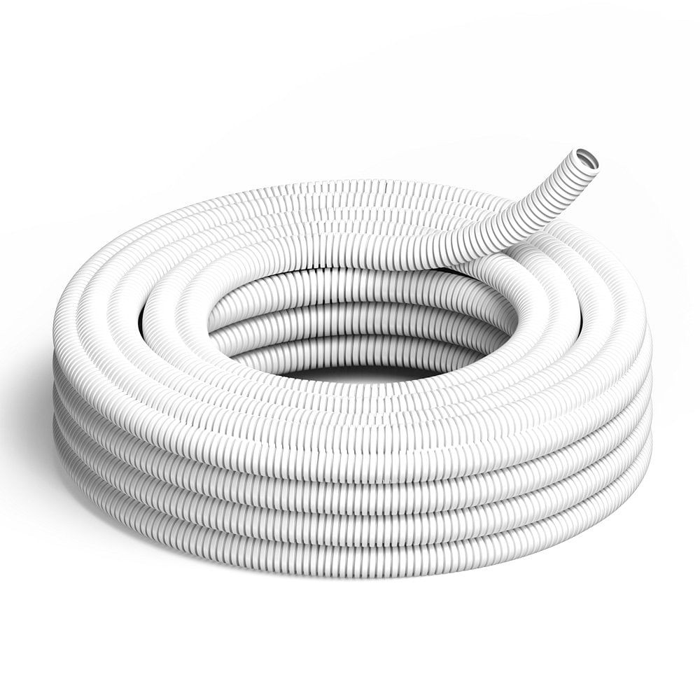 Caño Corrugado Ignifugo lanco 3/4" X Mts