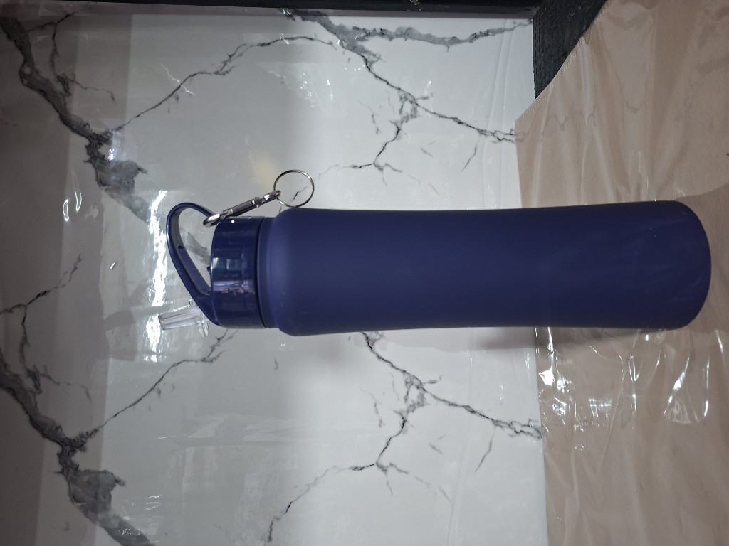 Botella térmica azul