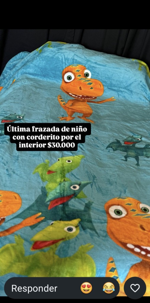 Frasada infantil dinosaurio