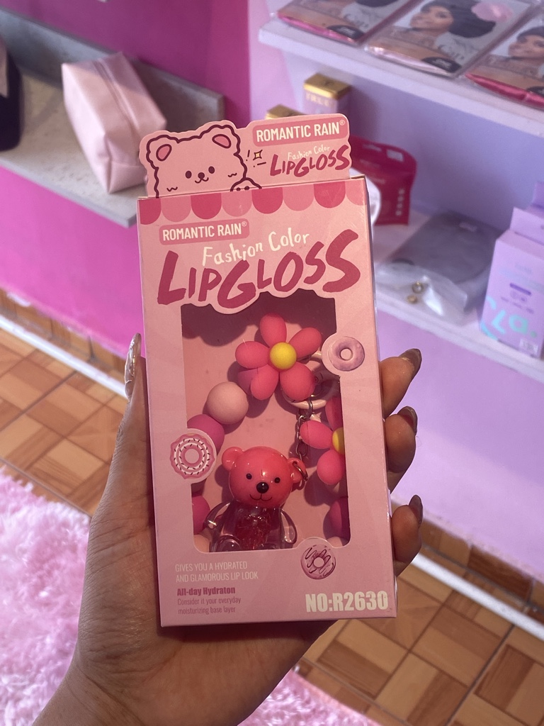 llavero lip gloss fashion osito