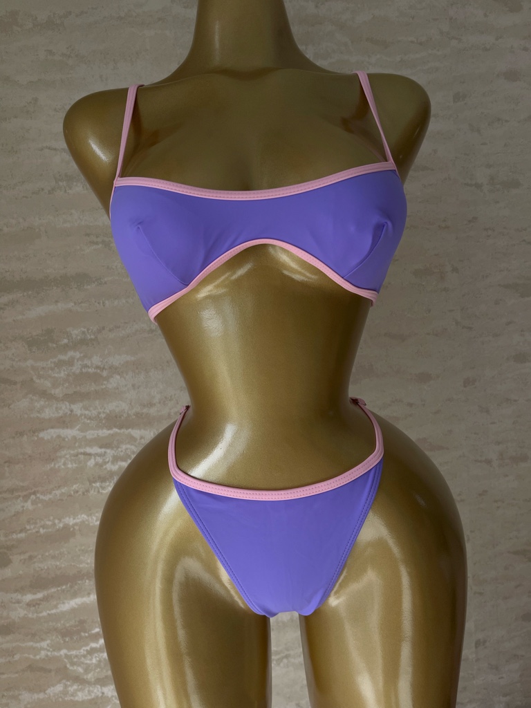 Bikini lila rosa
