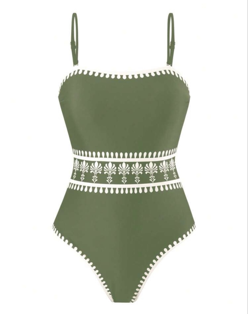 Traje de baño verde