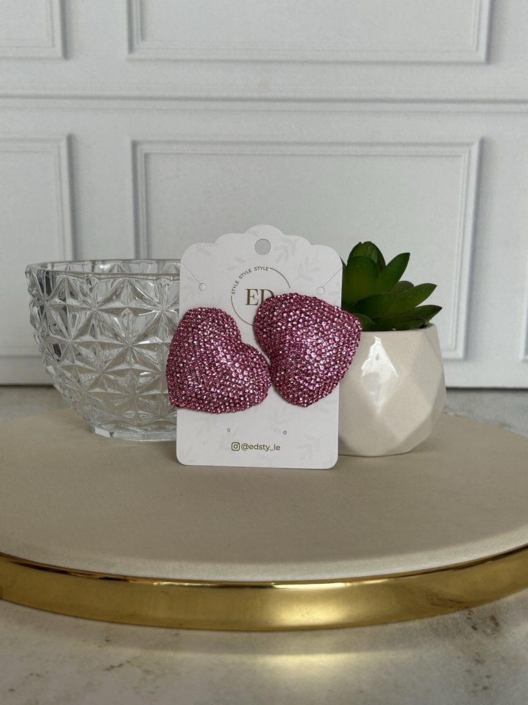Corazón rosado grande
