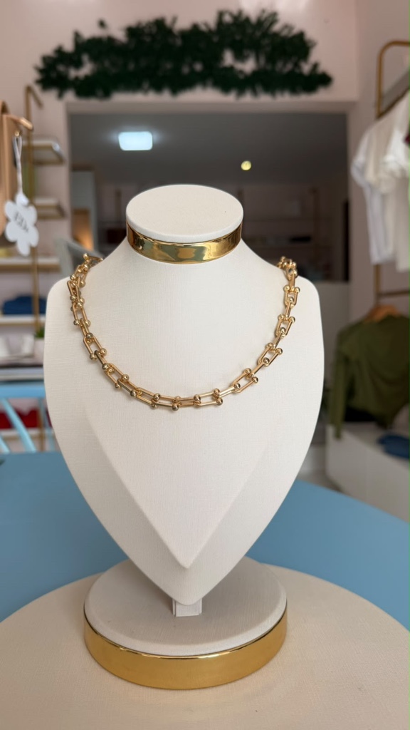 Chocker dorado cadena
