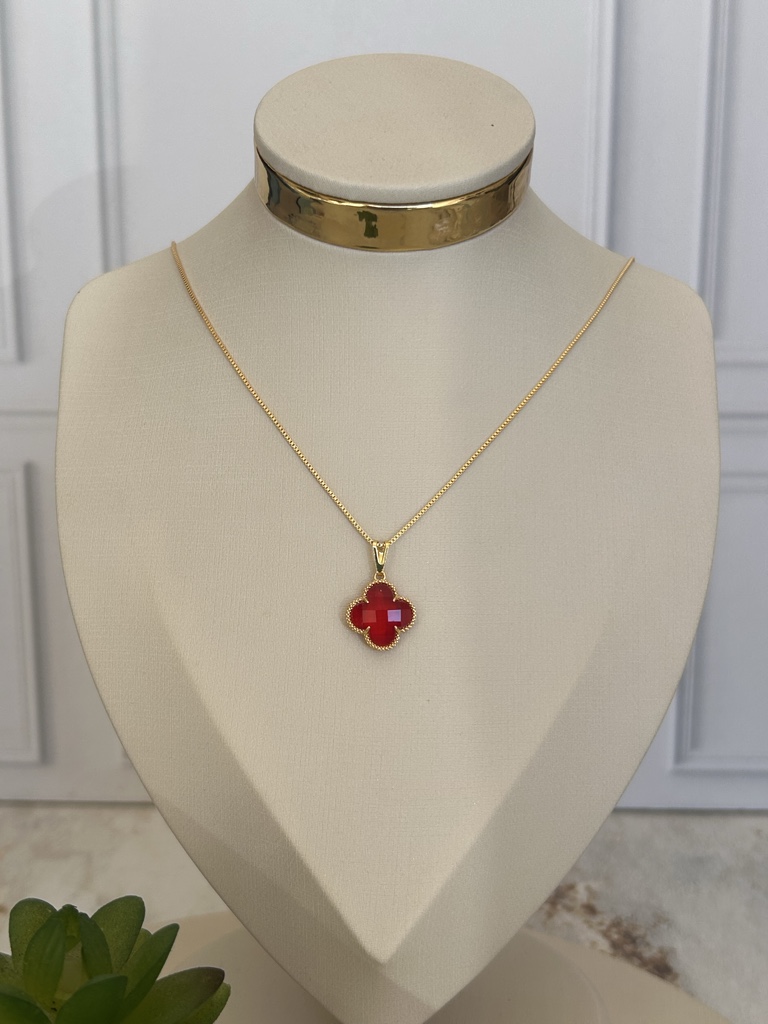 Cadena vaan cleaf rojo