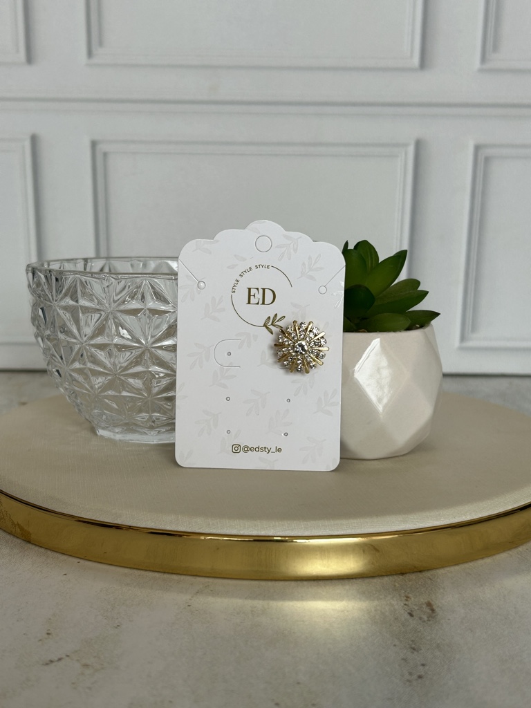 ED broche  dorado