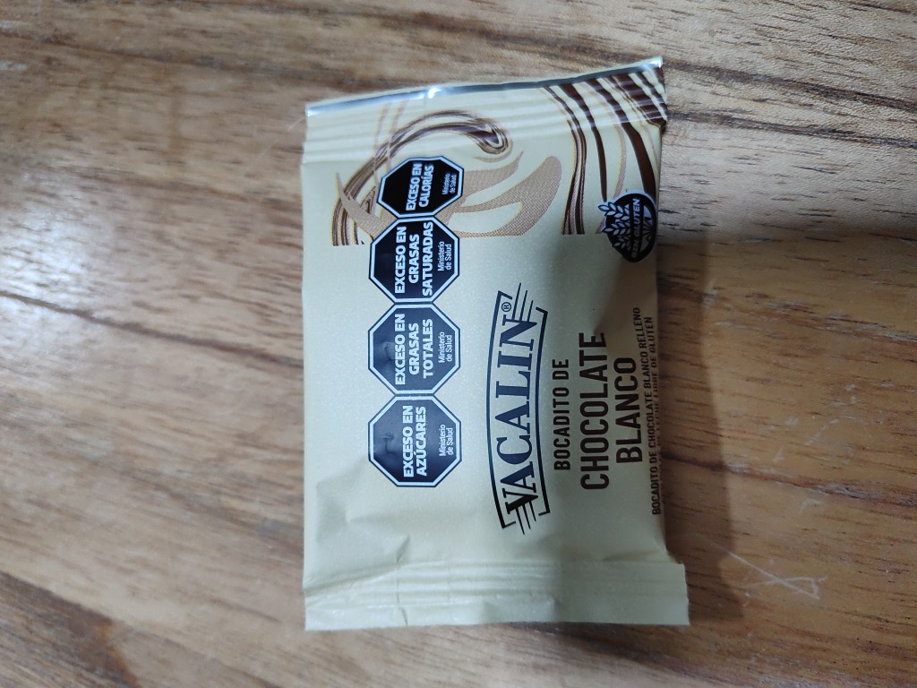Chocolates Vacalin bocadito chocolate blanco