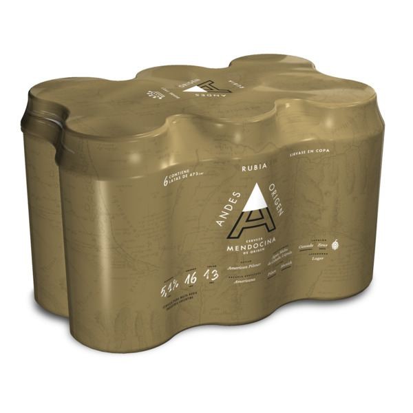 Cerveza Andes Origen Rubia pack 6
