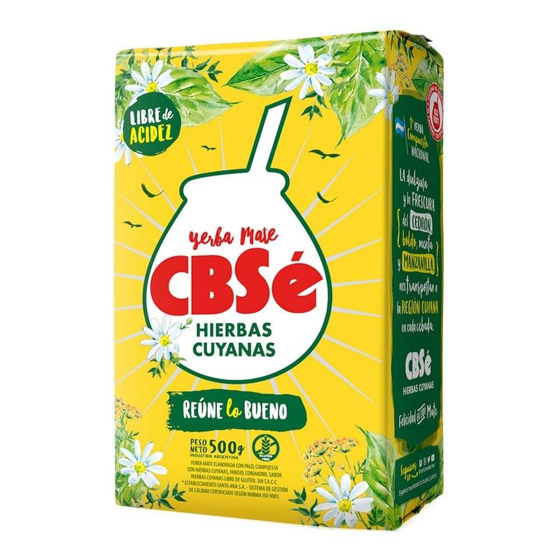 Yerba mate CBSé Hierbas Cuyanas 500g