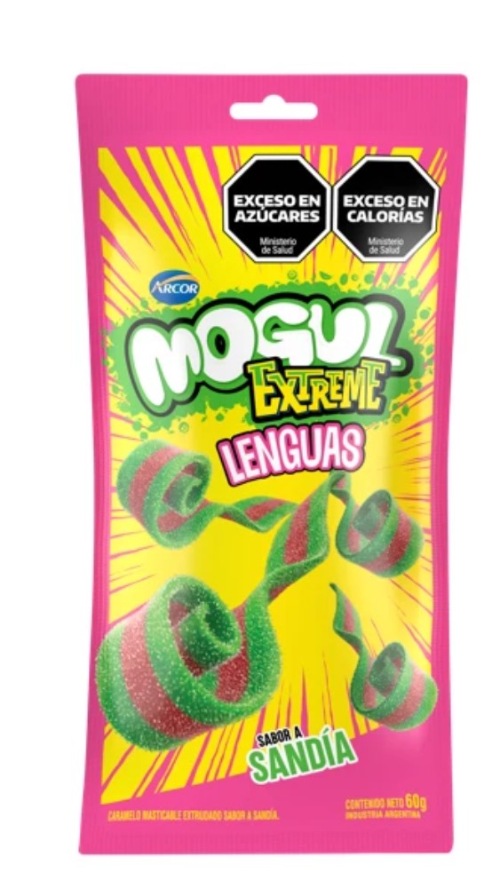 Gomitas mogul extreme lenguas