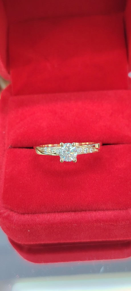 Anillo compromiso 7 Promesas en oro 18 k