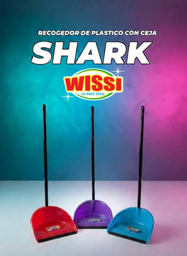 Recogedor con bastón Shark