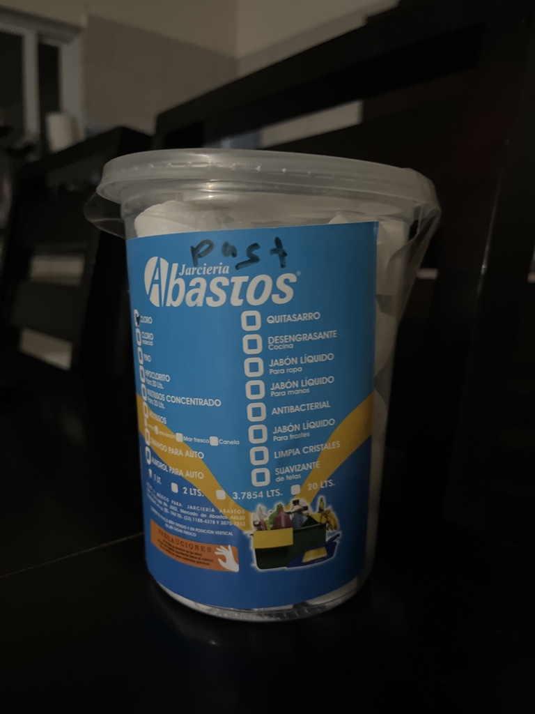 Pastillas de cloro abastos