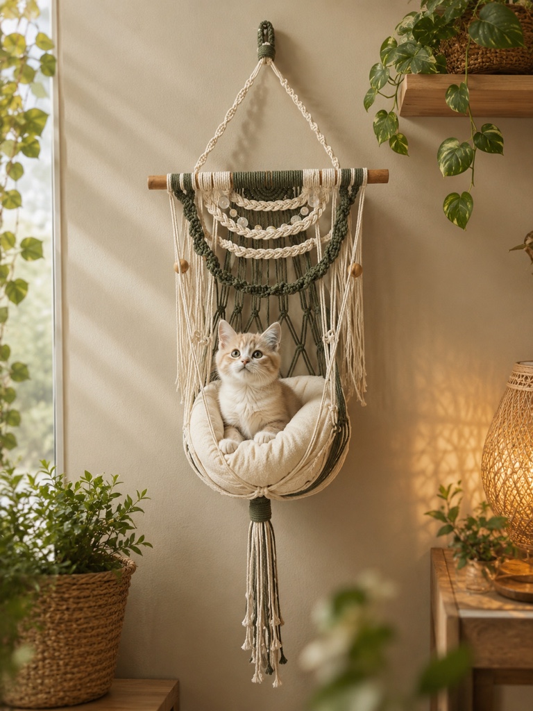 Cama suspensa para Gatos de até 6kg