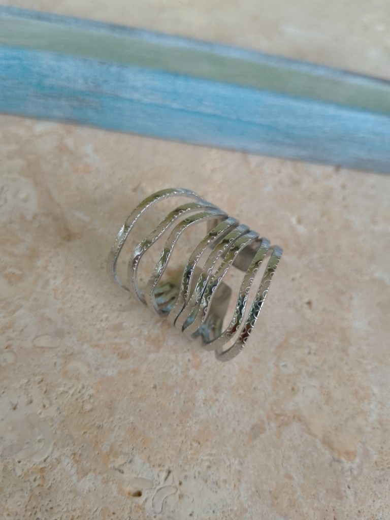 Silver Multi-Band Ring |Stainless Steel