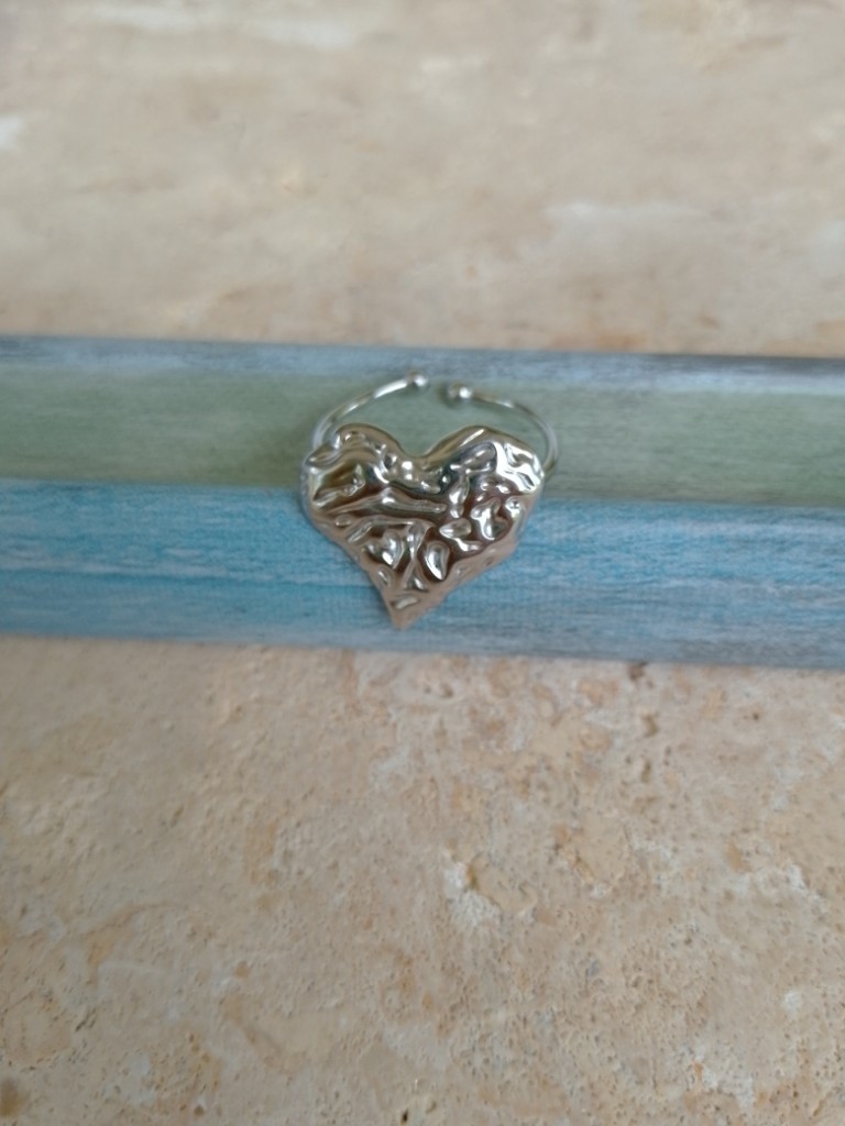 Silver Heart Ring |Stainless Steel
