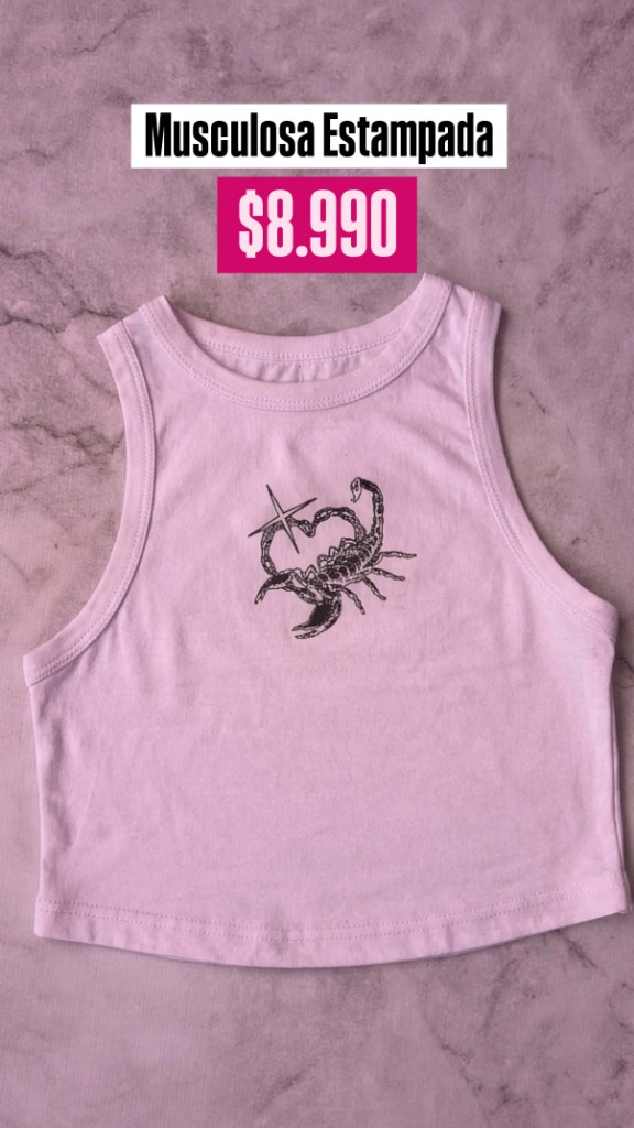 Musculosa Estampada
